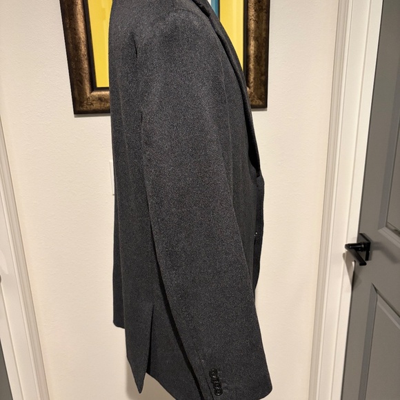 Banana Republic 100% Cashmere Sport Coat - Grey Size 44R - Picture 2 of 7